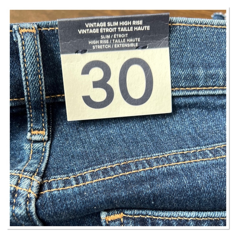 GAP Vintage Slim High Rise Jeans - Picture 10 of 13